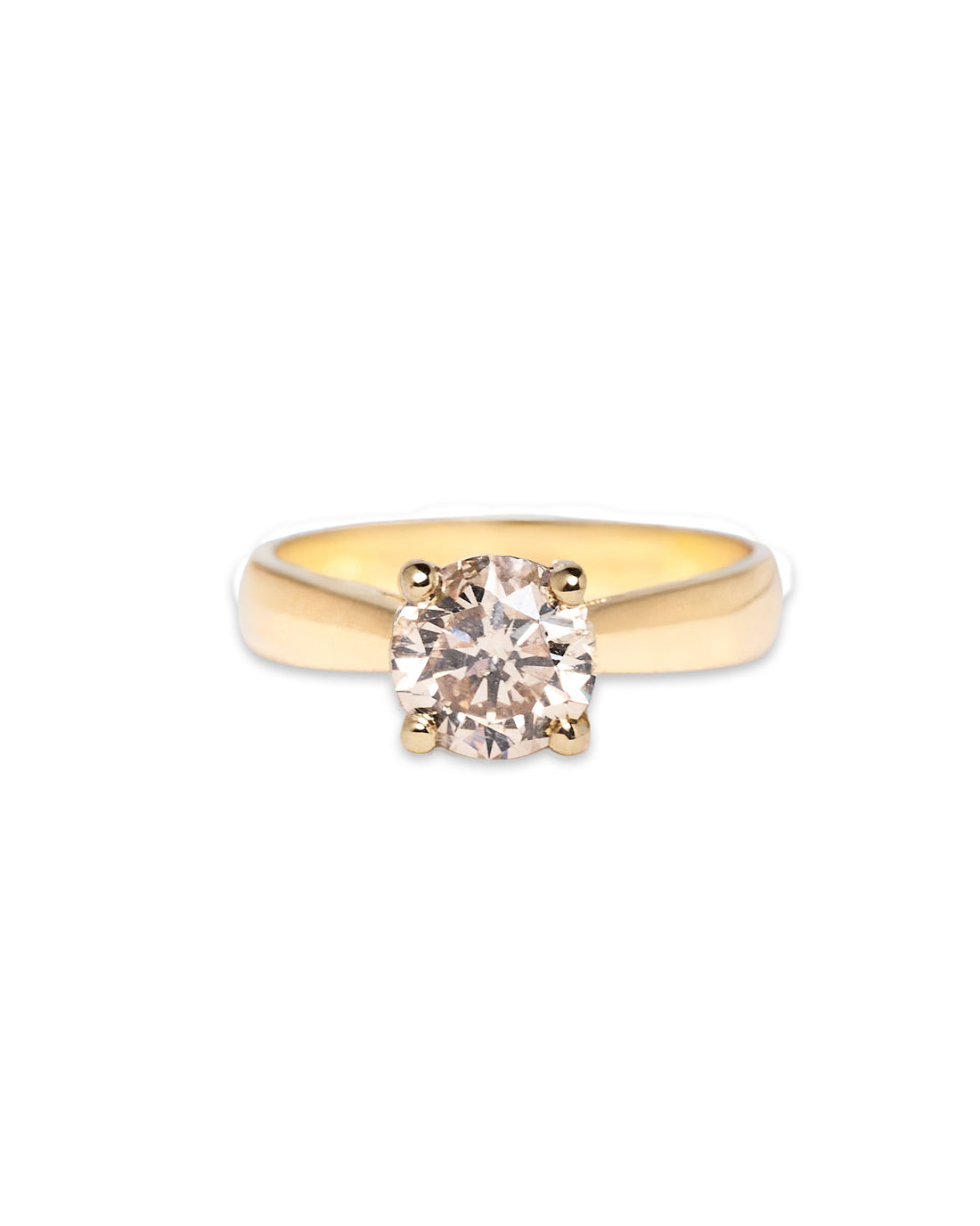 Anel diamante Brown 1,05cts