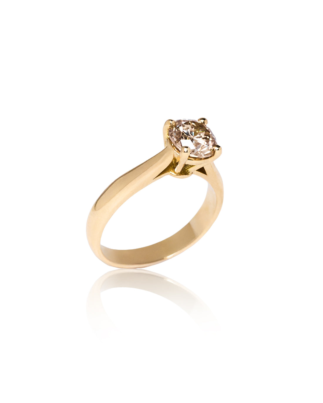 Anel diamante Brown 1,05cts