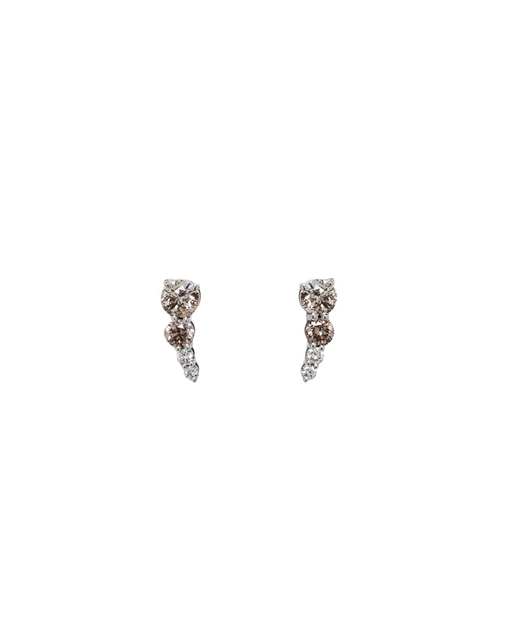 Earcuff fancy brown diamonds