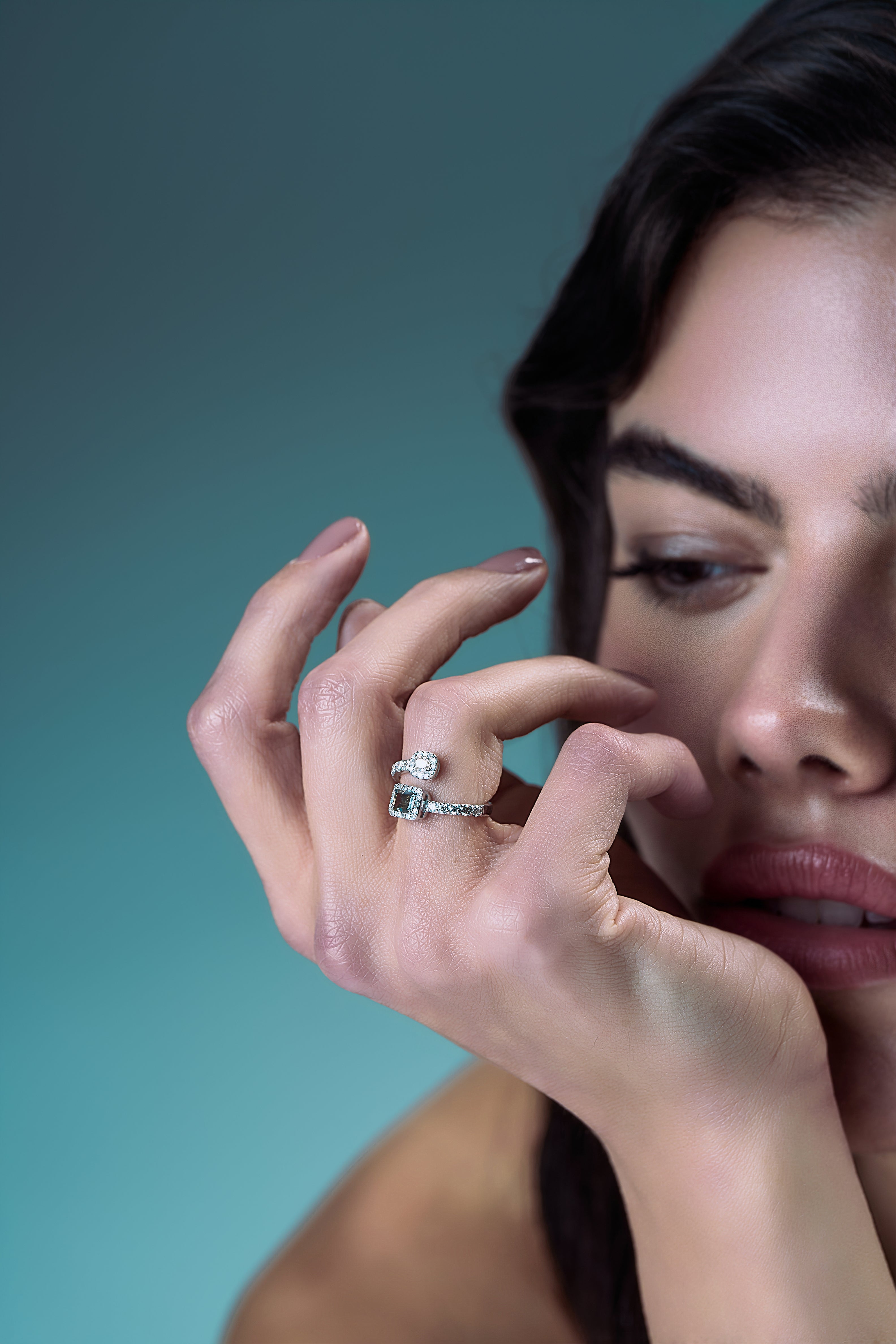 Anel Bond Brown diamonds