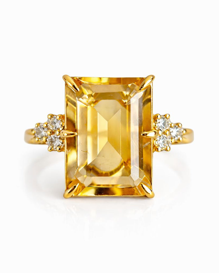 Anel citrino Candice