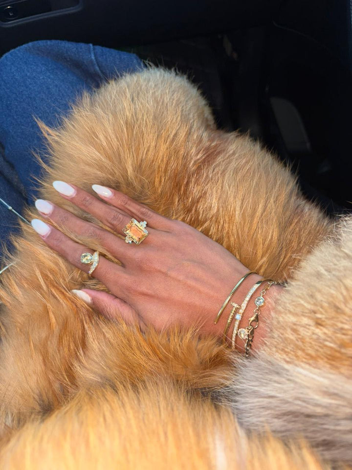 Anel citrino Candice