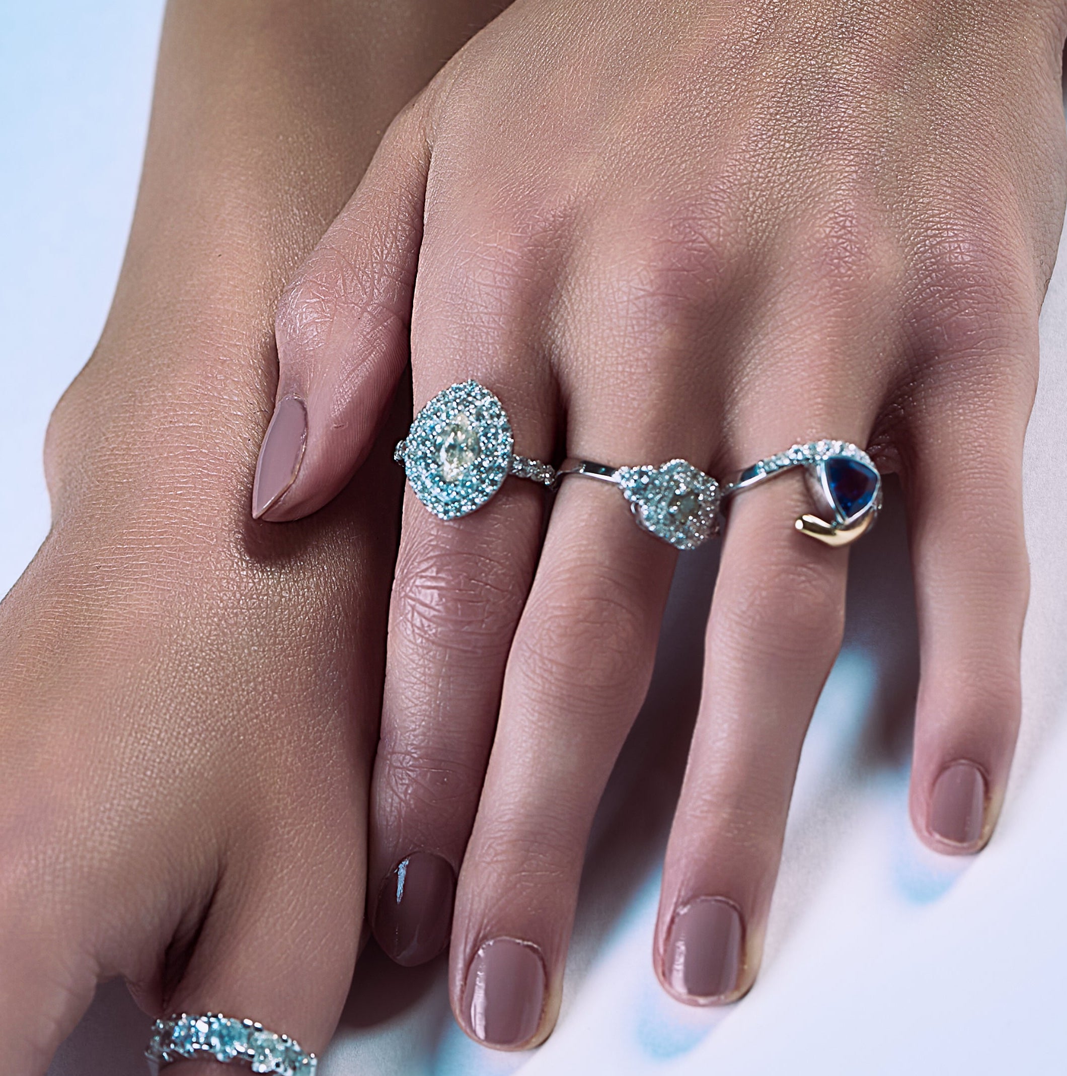 Anel Infinity Tanzanita