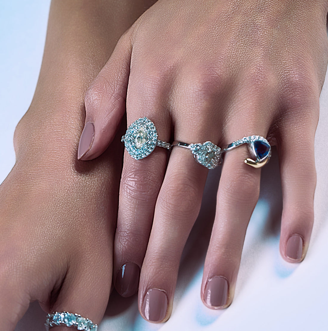 Anel Infinity Tanzanita