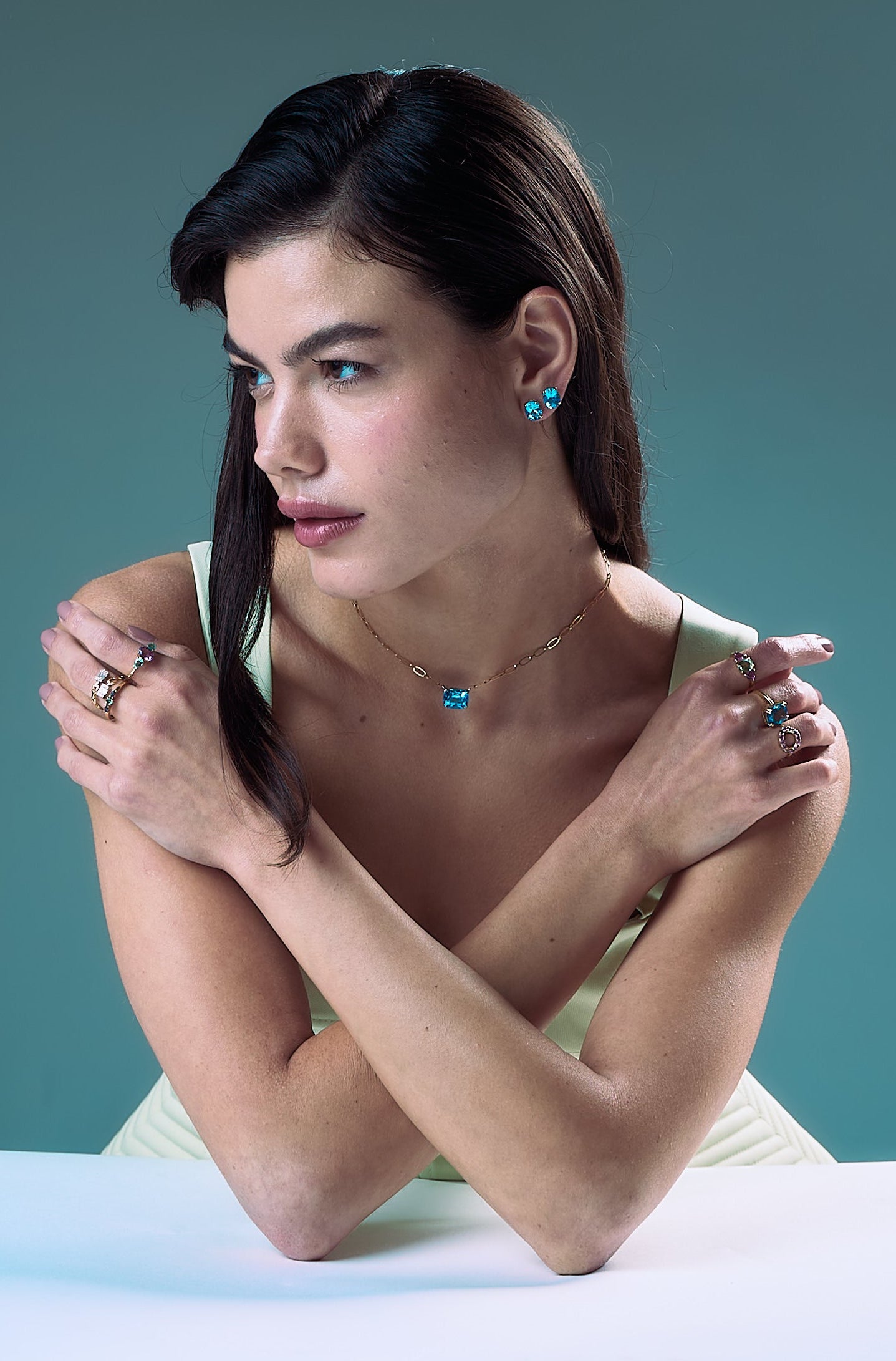 Chocker topazio