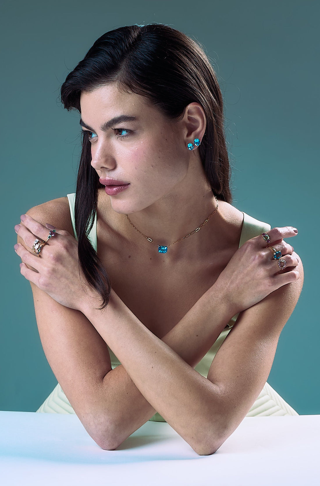 Chocker topazio